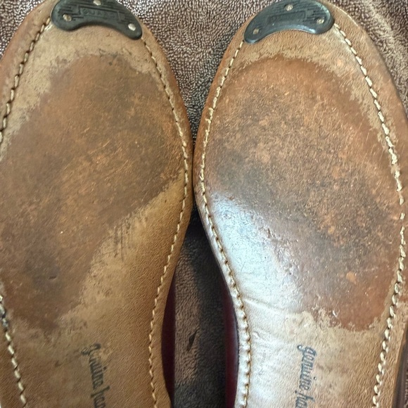 Vintage Dexter Men’s Burgundy Penny Loafers Size 10 1/2 D Leather Made in USA main image 4